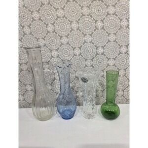 Lenox Fine Crystal Vase Czech Republic Cut Glass Bud Vase + ‎ More Unbranded